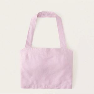 NWOT Abercrombie Halter Linen Top (XS)